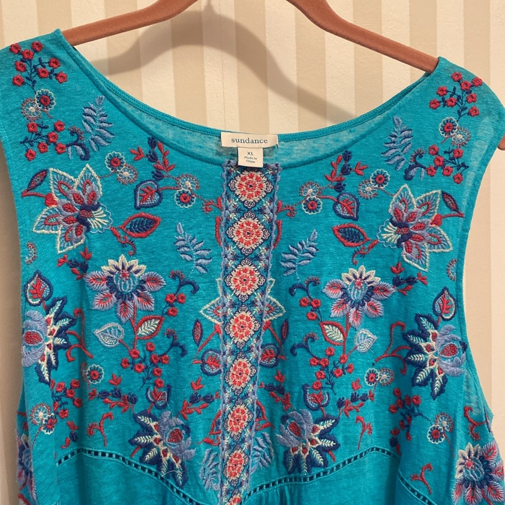 Embroidery coverup